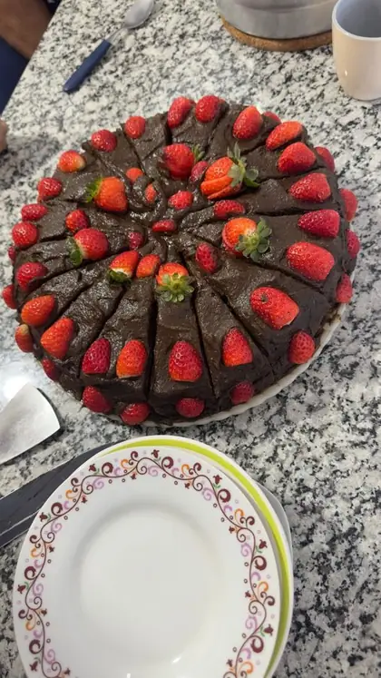 Alimentação vegana preparada no Ashram